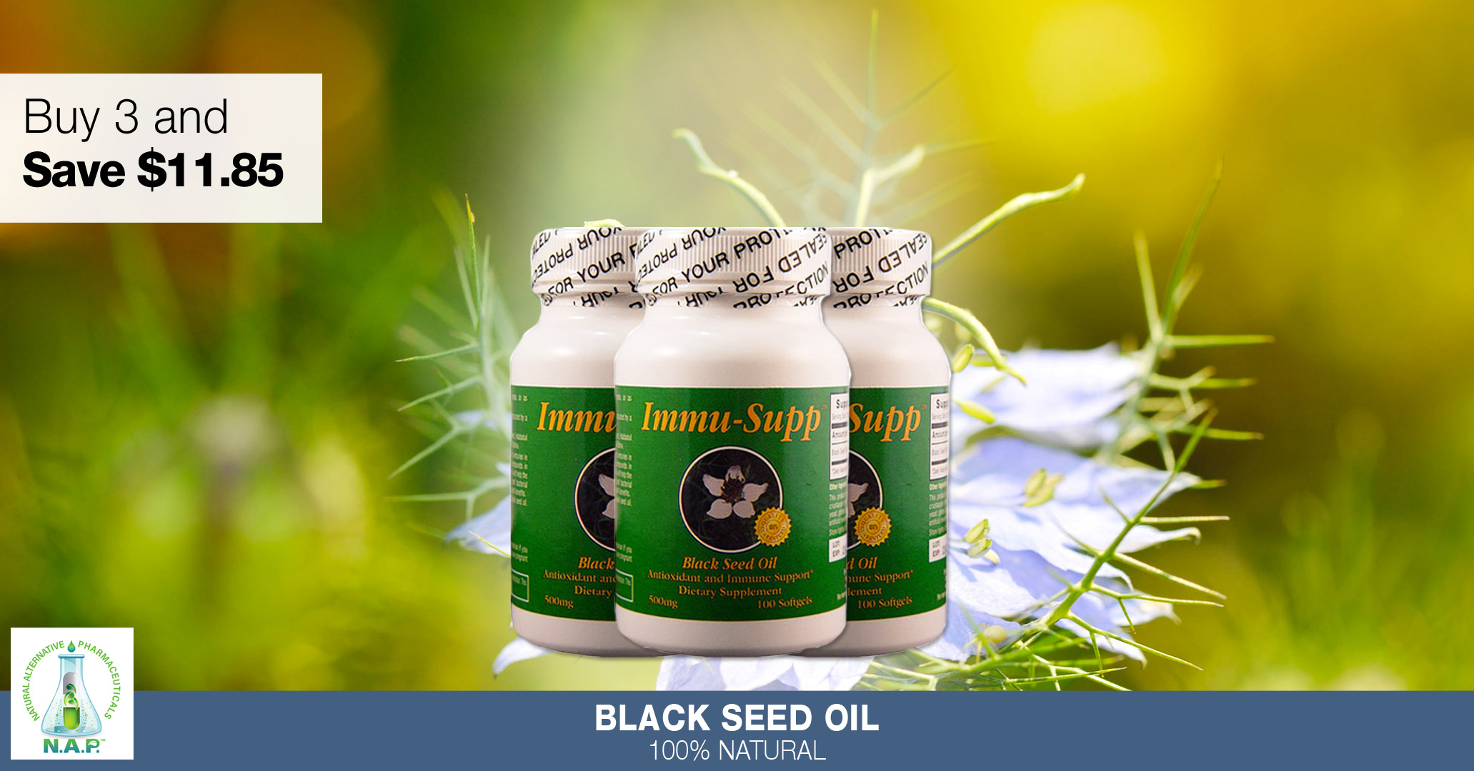  Buy 3 Bottles Of Black Seed Oil SoftGels And Save $11.85 .