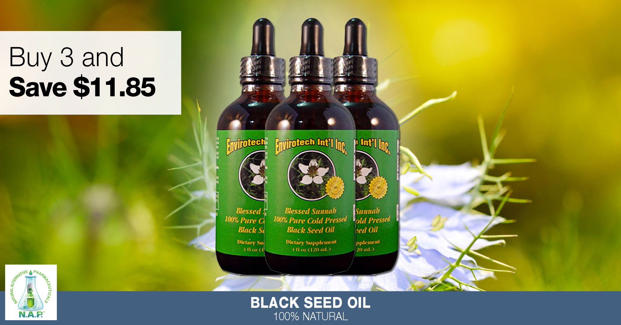 Pure Black Seed Oil Special.